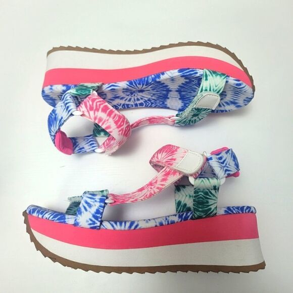 Dirty laundry platform sandals - Picture 1 of 10
